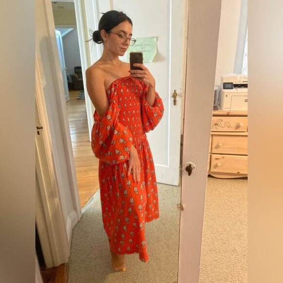 RHODE Harper Smocked Printed floral size xs - Picture 14 of 15